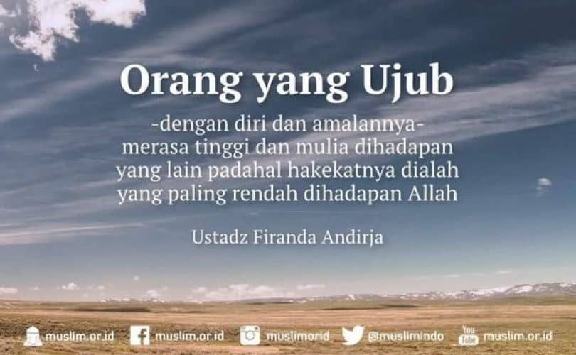 Ujub, Tak Terasa Bisa Membatalkan Amalan